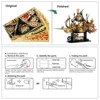 Piececool 3D Metal Puzzle The Wind Breaker Model Building Kits Jigsaw DIY Toys for Teen Adult 5