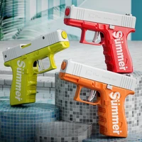 Mini Water Gun Blowback Manual Automatic Firing High Capacity Waterproof Pistol  Summer Beach Water Gun Game Toy Boy Gifts 2