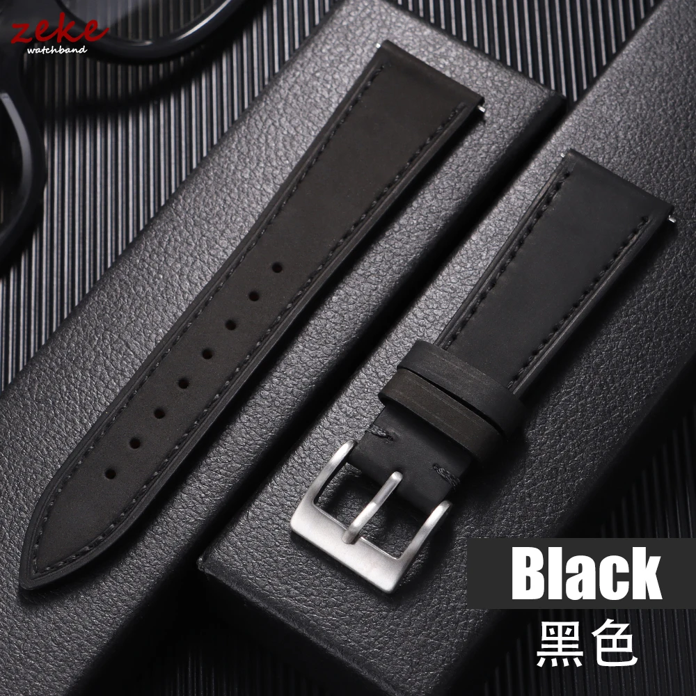 Timeless Vintage Leather Watch Band - Crazy Horse Style
