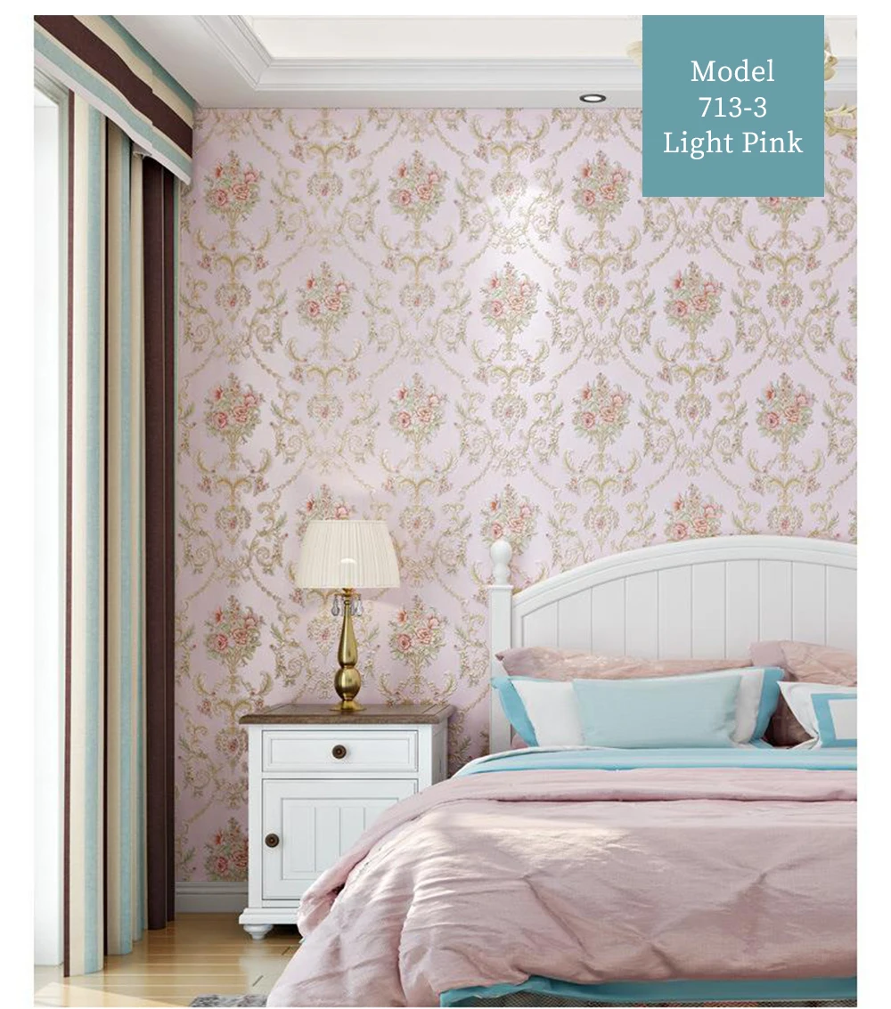 Retro Plum Blossom AB mit selbstklebender Tapeten, Schlafzimmer, Wohnzimmer, Restaurant, Heimdekoration, Tapete, selbstklebend – Detail 25