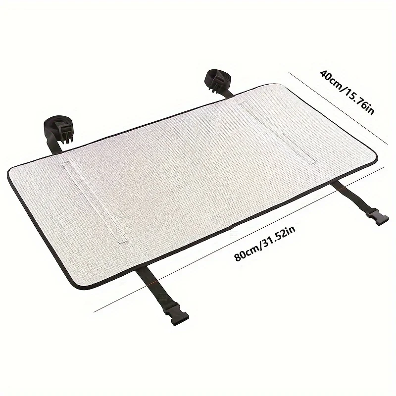Air Conditioner Cover 1/2PCS Outdoor Unit Protective Flame Retardant and Rainproof Composite Aluminum Foil