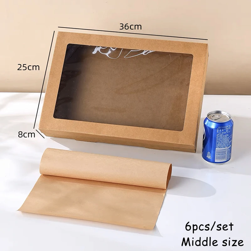 Large Capacity Disposable Packaging Boxes for Cakes, Desserts, Fruits, Picnic Treats, O... - SKU DPB01156 - UGI Packaging