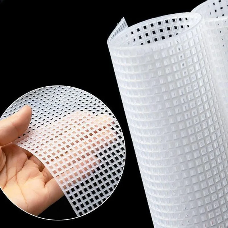 Craft Supplies Plastic Mesh Cloth Bag Rug Thread Hook