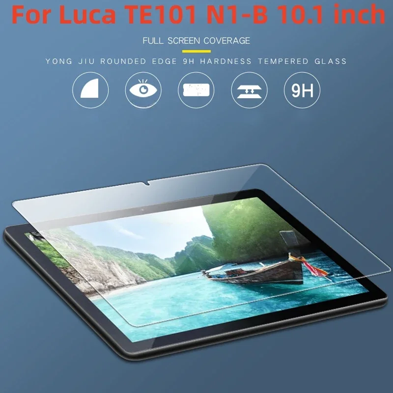 

1/2/3PCS Tablet Glass for Luca TE101 N1-B 10.1 inch 2.5D Tempered Glass Screen Protector