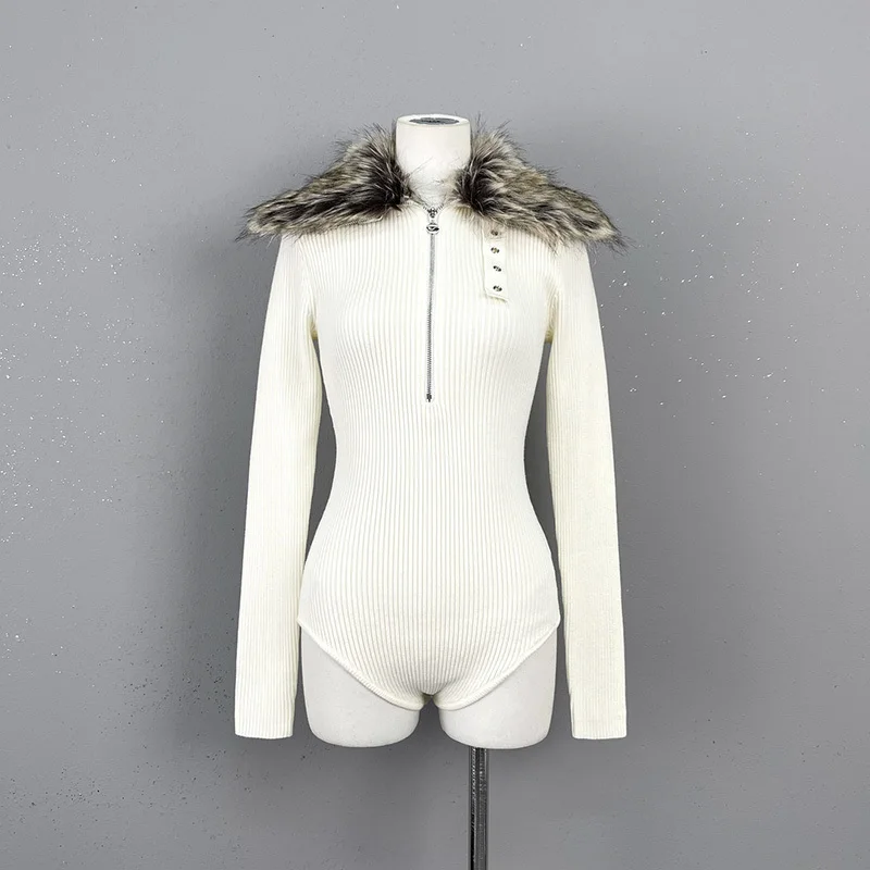 Рисунок 4 - Женское трикотажное боди из овечьей шерсти и меха