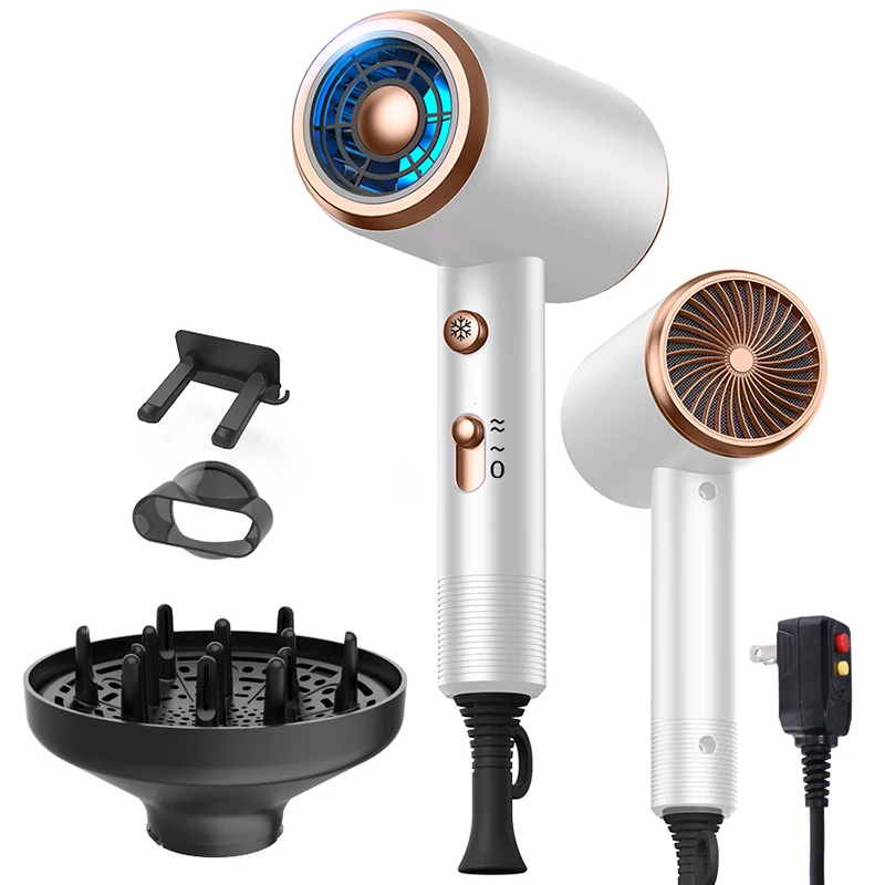 5 in 1 Professional Hair Dryer Powerful with Hot and Cold Air Functionality Thermostatic Electric Hair Drye for Smooth Hair Tool 1