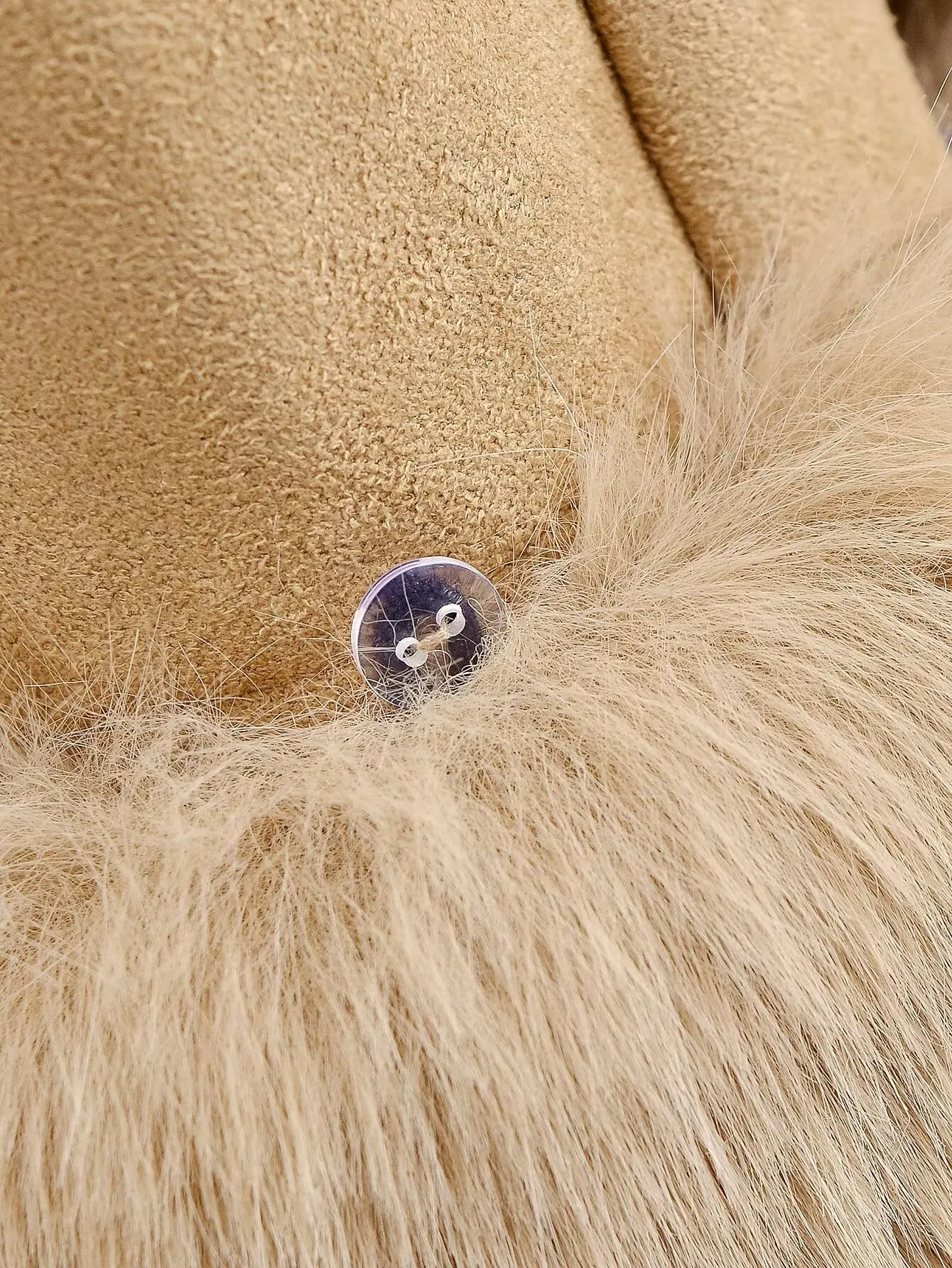 KONDALA Elegante Damen-Herbstjacke mit Kunstpelzkragen, dünne Wildlederjacke, vielseitige Luxusjacke, Herbstmode, High Street Kurzmantel – Detail 17