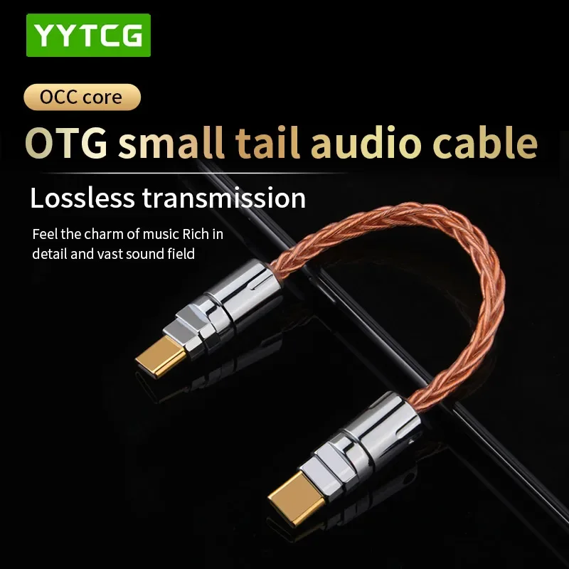 

OTG Cable Adapter Lightning to Type-C Cable for iPhone 12 Pro Max 11 X HiFi Portable DAC/Headphone Amplifier OTG Audio Adapter