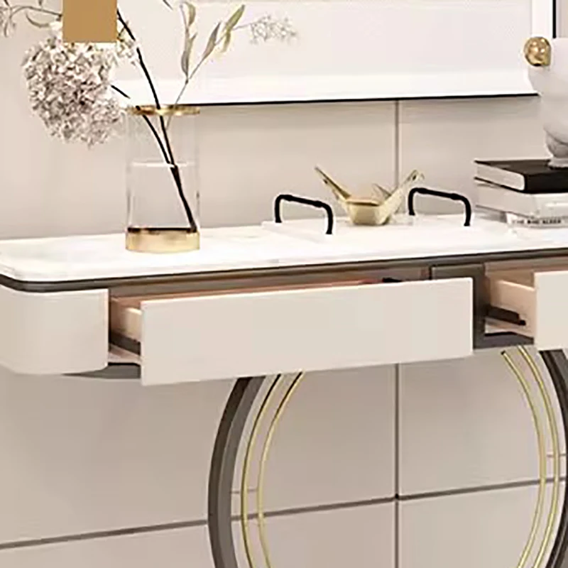 Consolle di lusso italiano Consolle da ingresso per soggiorno estetico moderno con contenitore Mobili Stoliki Do Salonu alla moda - immagine 3