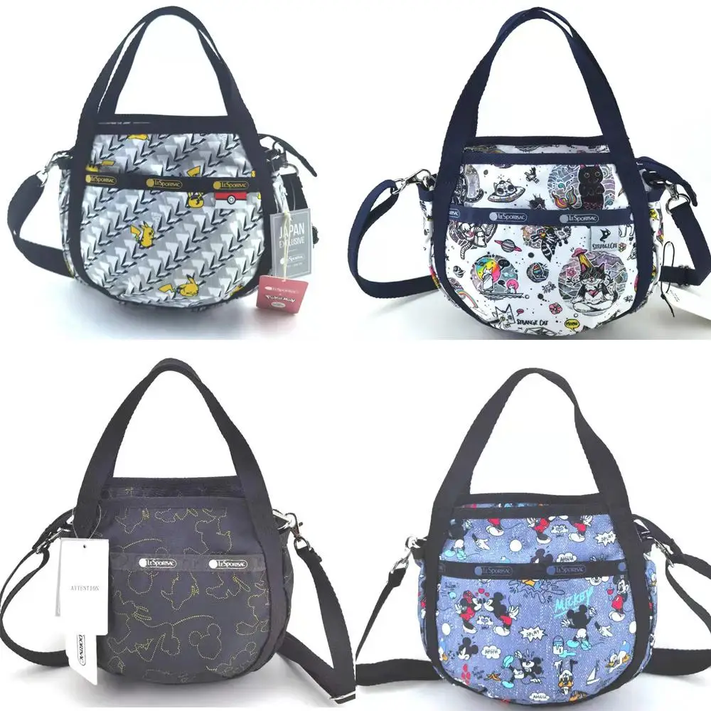 

Новая женская Холщовая Сумка Kawaii Pokemon с модным принтом, мультяшная сумка через плечо, маленькая круглая сумка, праздничный подарок, оптовая продажа