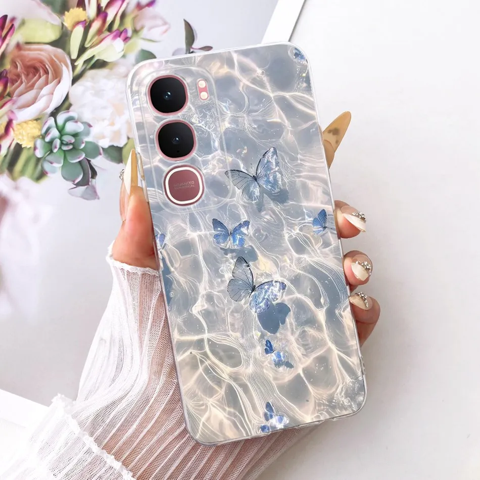 Elegant Flower Butterfly Soft Silicone Phone Case - Premium Back Cover