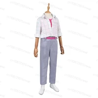 Costume de Cosplay Jinu pour enfants, uniforme de chasseurs de dessin animé Saja pour garçons, chemises et pantalons, tenues de jeu de rôle, costumes de carnaval d'halloween 4