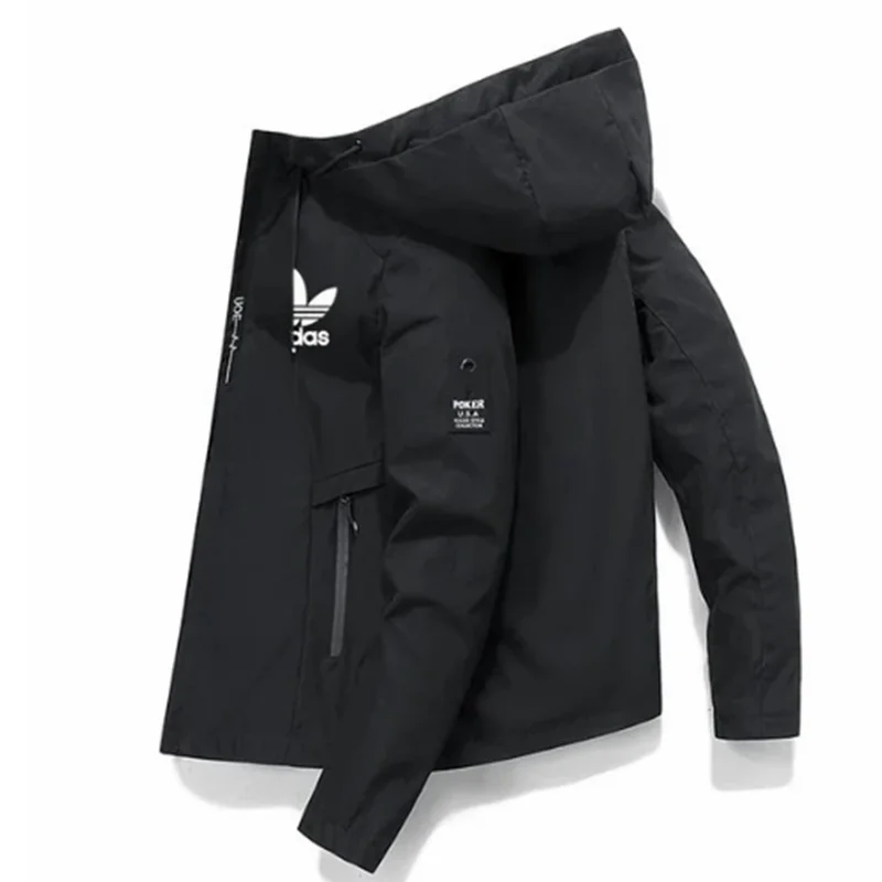 

Мужская бейсбольная куртка на молнии, демисезонная ветрозащитная спортивная куртка для активного отдыха, новинка 2024