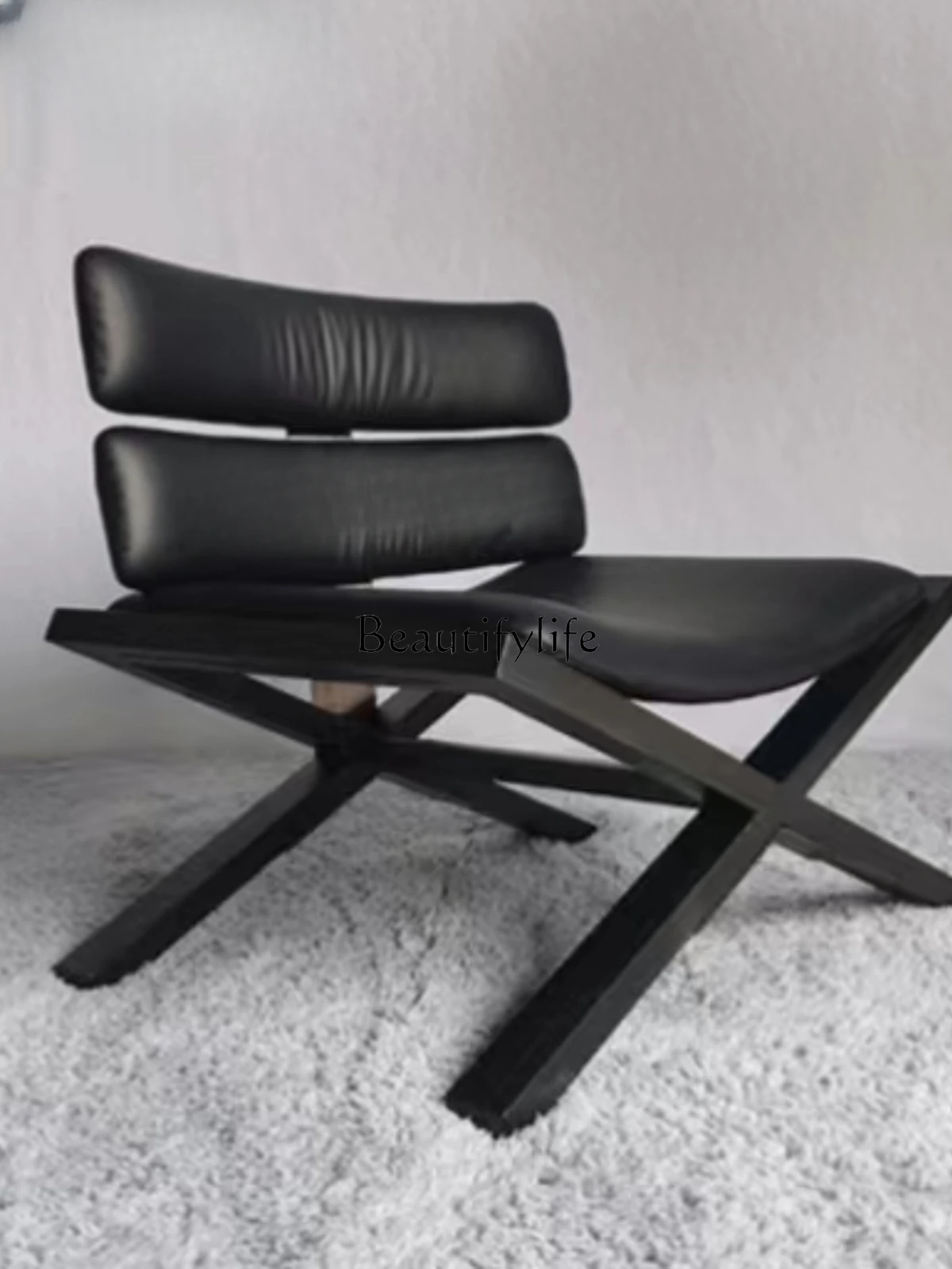 

Nordic Simple Living Room Single Leisure Chair Shaped Creative Recliner