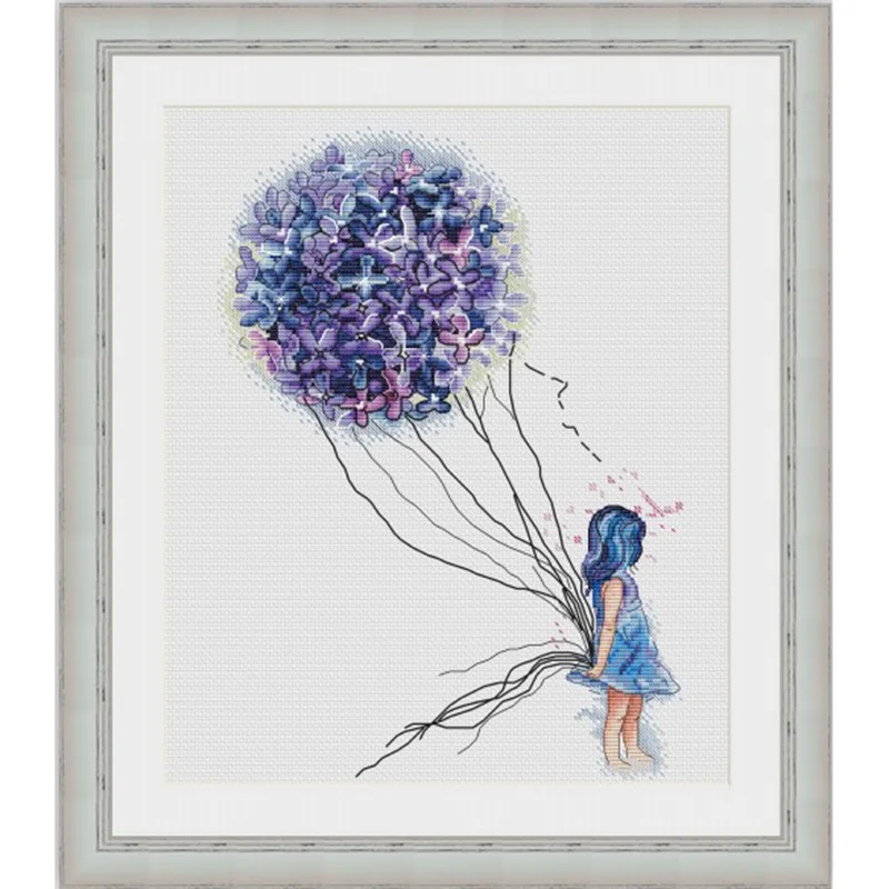 ZZ1451 DIY Homefun Cross Stitch Kit Packages Counted Cross-Stitching Kits New Pattern NOT PRINTED Cross stich Painting Set