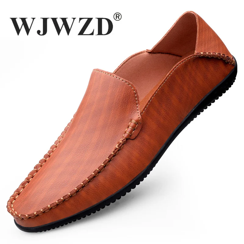 

Luxury Men Shoes Casual Leather Men Loafers Breathable Italian Brand Shoes Designer Moccasins Male Leisure Shoes Chaussure Homme