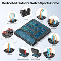 For Switch 1/2 Sports Accessories Bundle with Organizer Station Compatible with N-Switch Console - Family Sports Games Pack Kit - Image 3