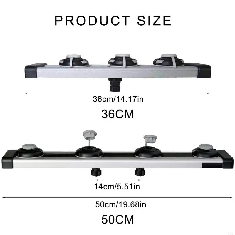 92ME Kayak Mounting Track Rack Aluminum Alloy Slide Track Bracket Mount Base