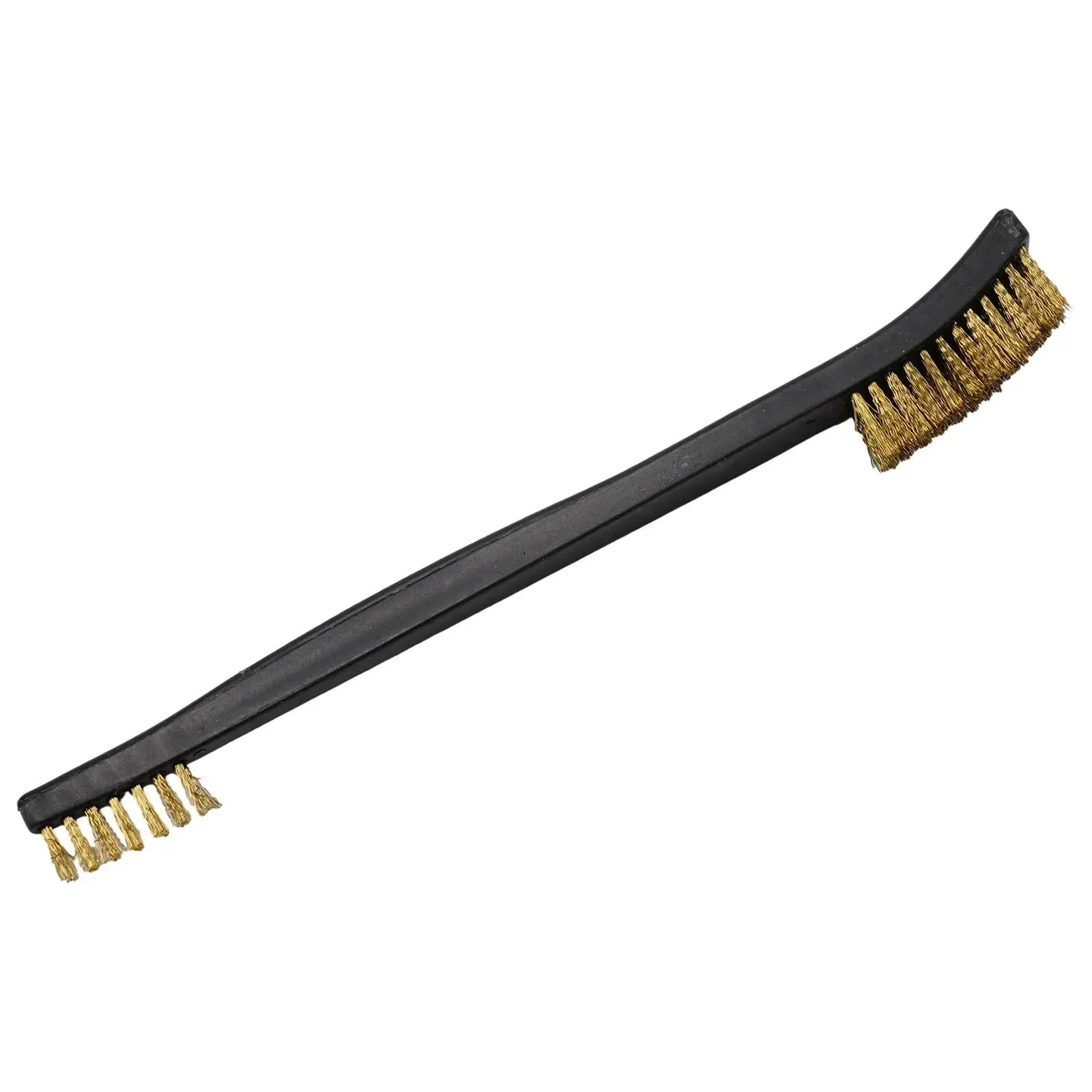 Double Ended Wire Brush Set Steel/copper/Nylon Brush Cleaning Light Scrubbing Multi Purpose Cleaning Car Detail Tool 1PC