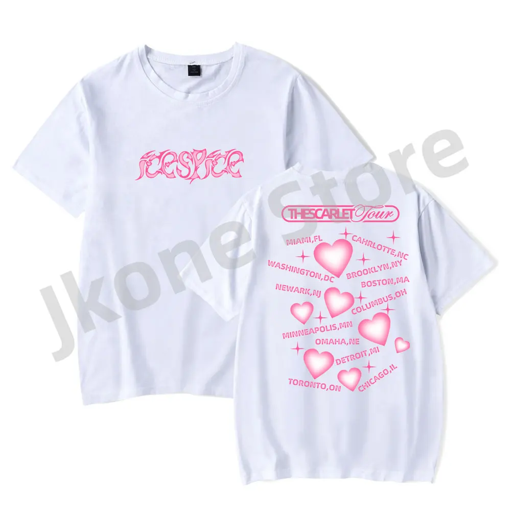 

Ice Spice The Scarlet Tour Merch Tee Women Men Fashion Casual HipHop Style Short Sleeve T-shirts