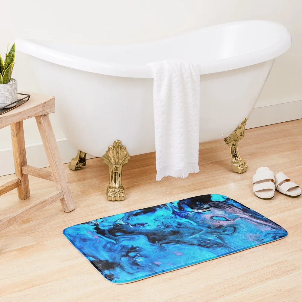 

Blue Galatic Bath Mat Anti Slip Mat