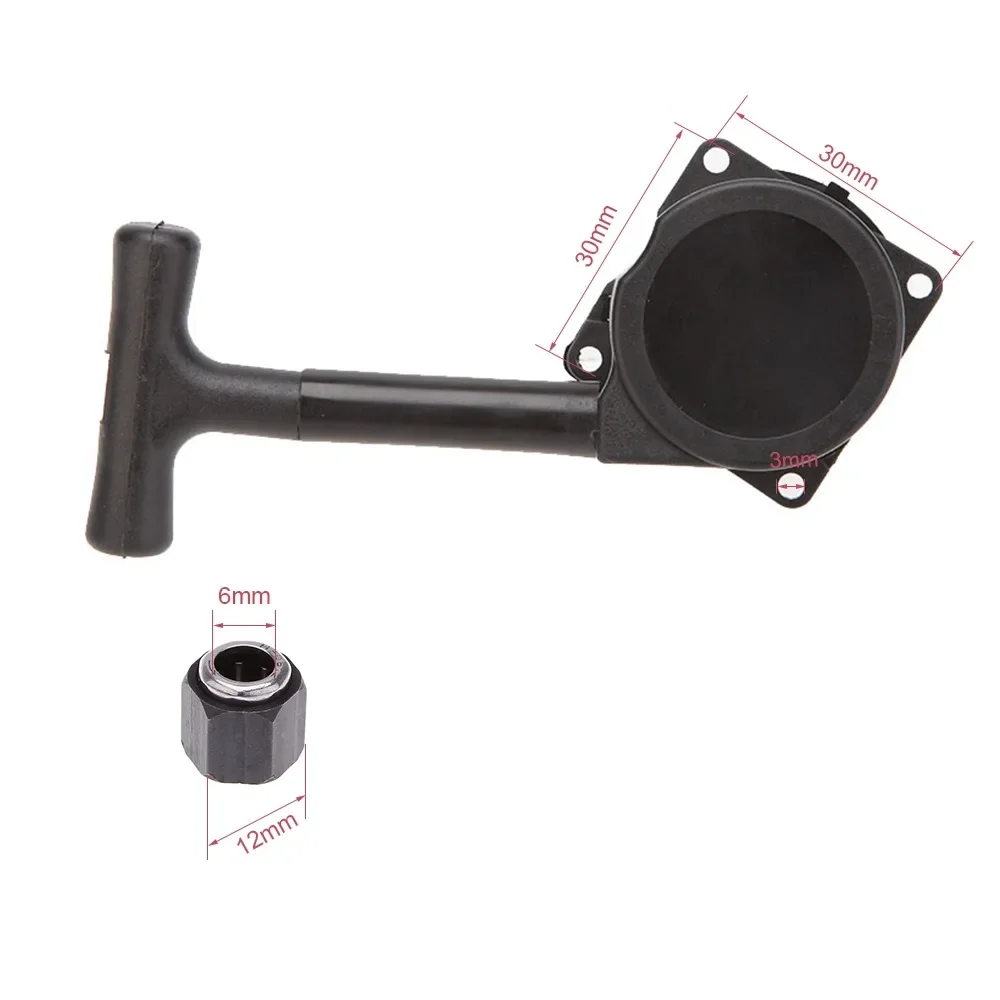 Gros plan sur le ressort et la poignée du Kit Démarreur à Tirer R020 et R025 pour Moteur Nitro RC HSP 1/10 Buggy.