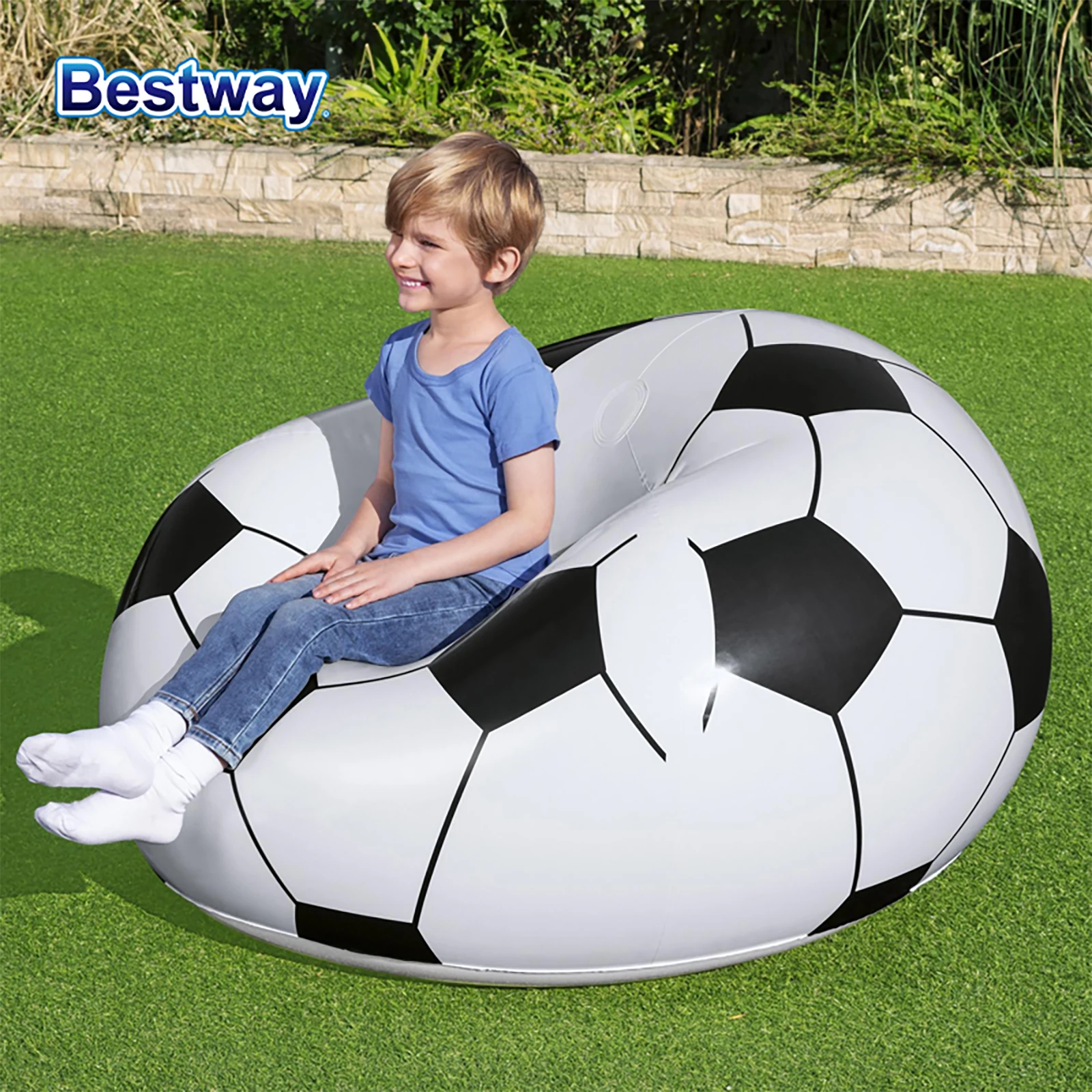 Bestway 75010 Football Chair, Inflatable Football Chair, Inflatable Furniture