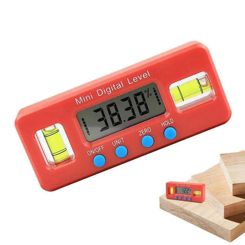 Digital Angle Gauge Mini Magnetic Digital Angle Gauge Livello Digitale Retroilluminato Con Display Lcd 360 Angolo Livello Siluro Digitale