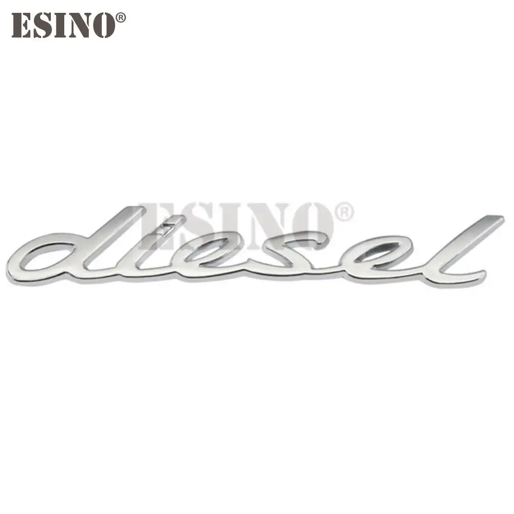 3D Chrome Metal Car Emblem Logo Badge with Adhesive