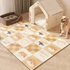 Pvc Leather Carpet Pet Floor Mat Waterproof Urine-proof Rug Non-slip Cat Dog Kennel Fence Area Rugs Scrubable Kitchen Foot Mats 3