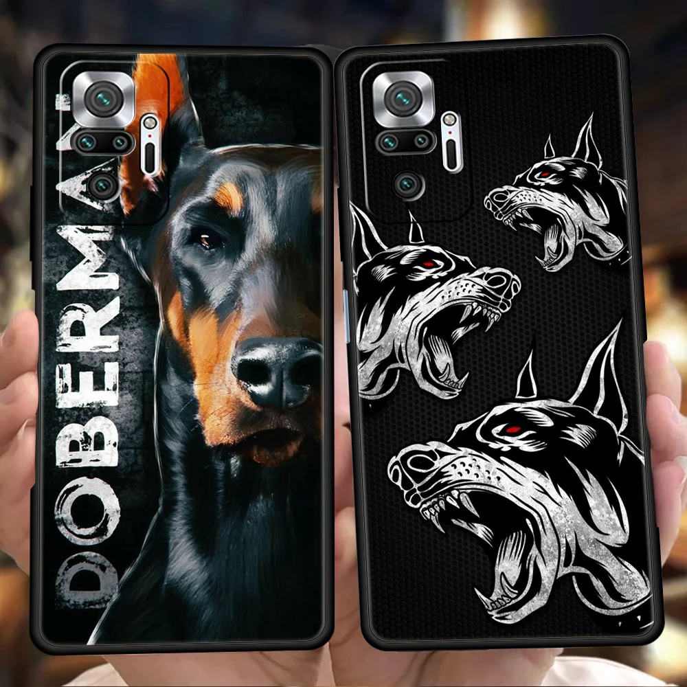 Doberman Dog Design Soft Shell Phone Case Cover