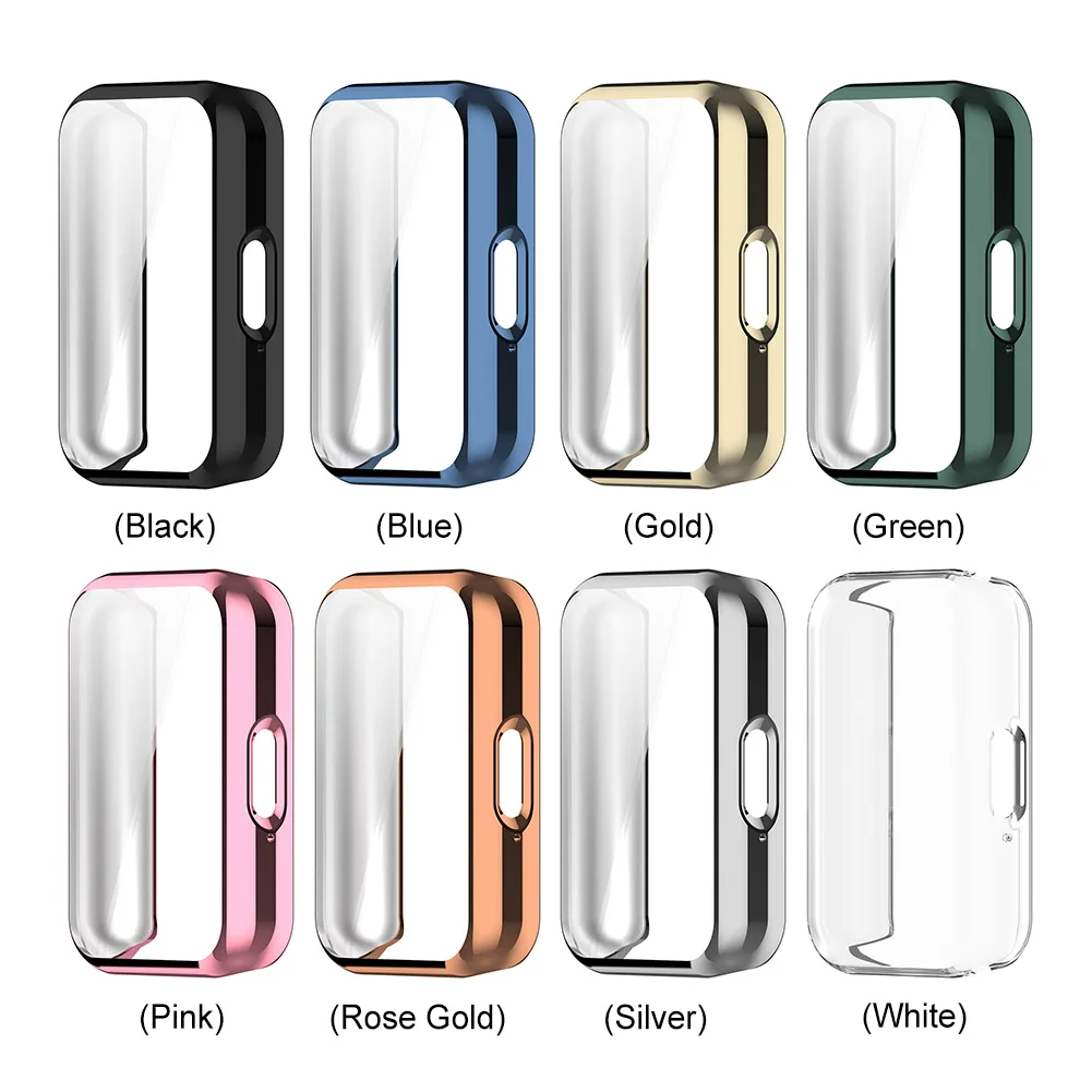 Soft TPU Anti-Scratch Full Cover Screen Protector Case