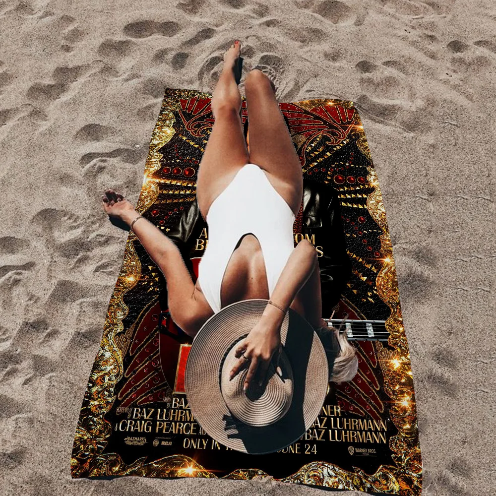 E-Elvis Presley Towel Microfiber Beach Towel Absorbent Quick dry Soft Yoga Swimming Resort Mountain Climbing Towel 4