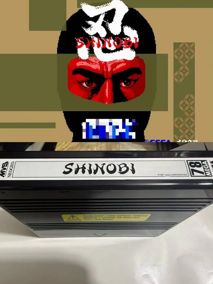忍-SHINOBI- GOLD CARTRIDGE 忍-SHINOBI- GOLD CARTRIDGE