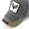 Vintage Denim Baseball Cap With Embroidery Bat Patch Men Snapback Hip Hop Dad Hats Women Four Seasons Adjustable Visor Cap 4