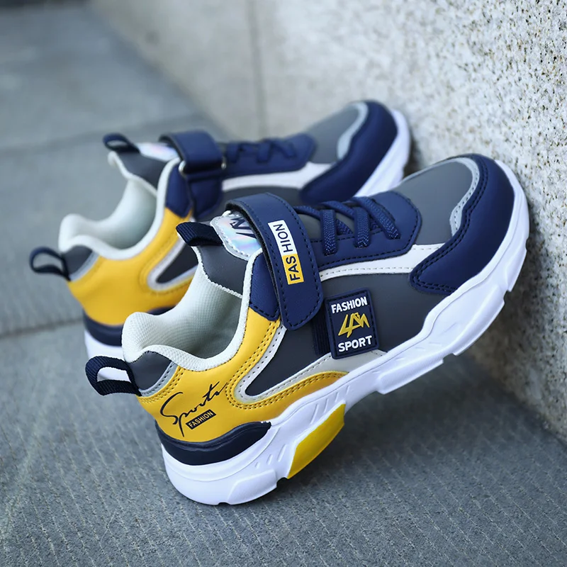 

Four Seasons Children's Fashion Sports Shoes Boys' Running Leisure Breathable Outdoor Kids Shoes Lightweight Sneakers Shoes