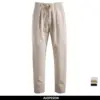 AIOPESON Casual Linen Men Trousers Solid Color  Men's Pants New Spring Autumn High Quality Lightweight Breathable Pants Men 1