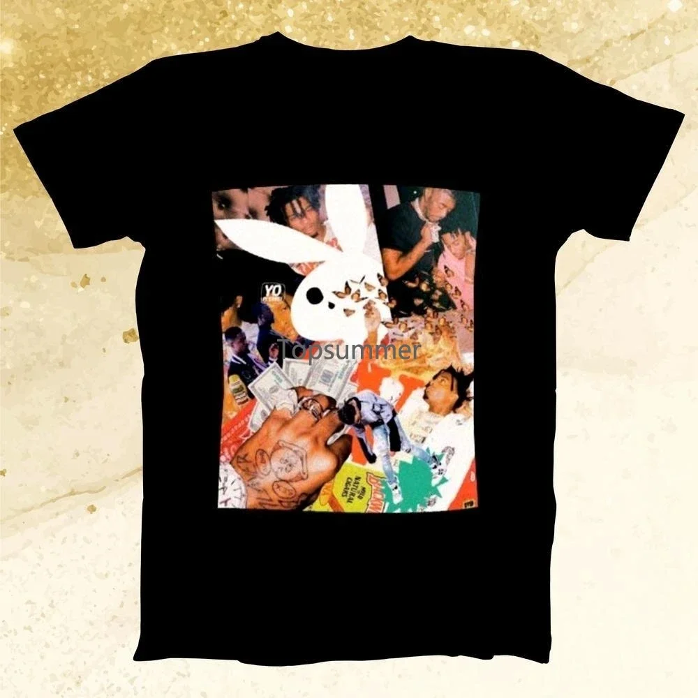 

Playboi Carti T Shirt Playboi Carti Vintage Retro 90S Shirt Mens Playboi Poke It Out Carti Tee T Shirt Black