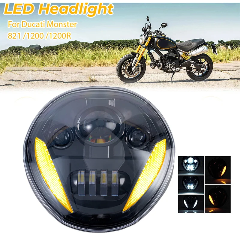 

Мотоциклетная фара для Ducati Monster 821 1200 Monster 1200R 1200S 2014-2017