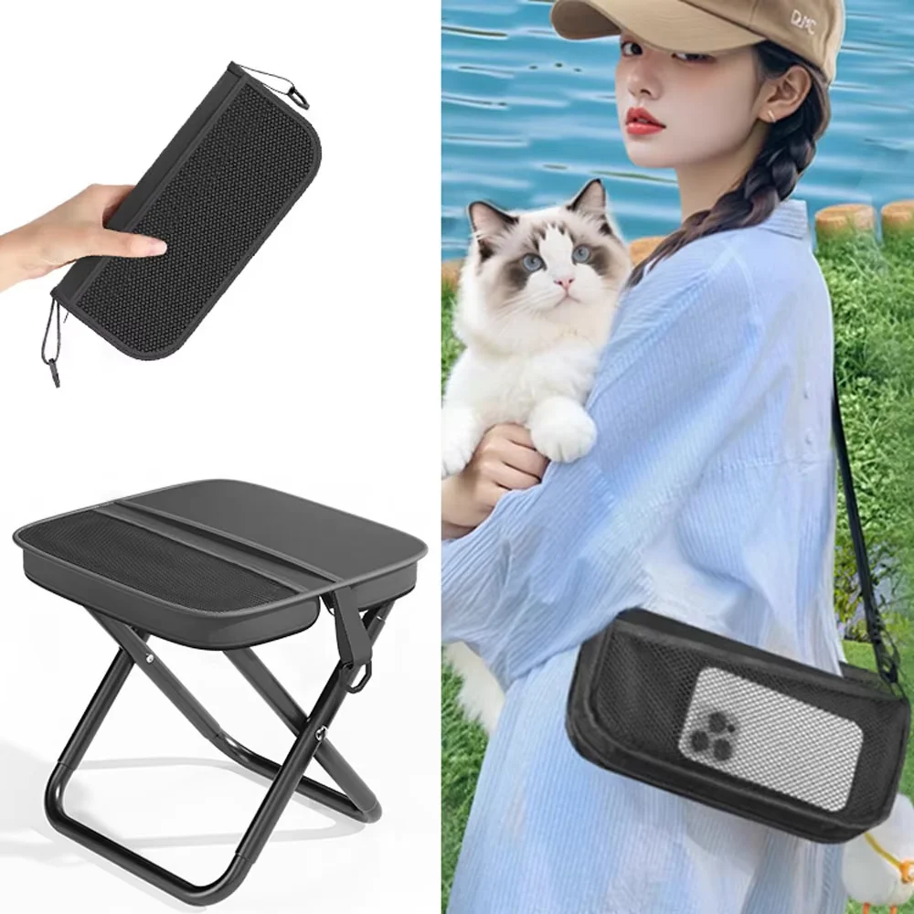 Foldable Backpack Camping Stool 2