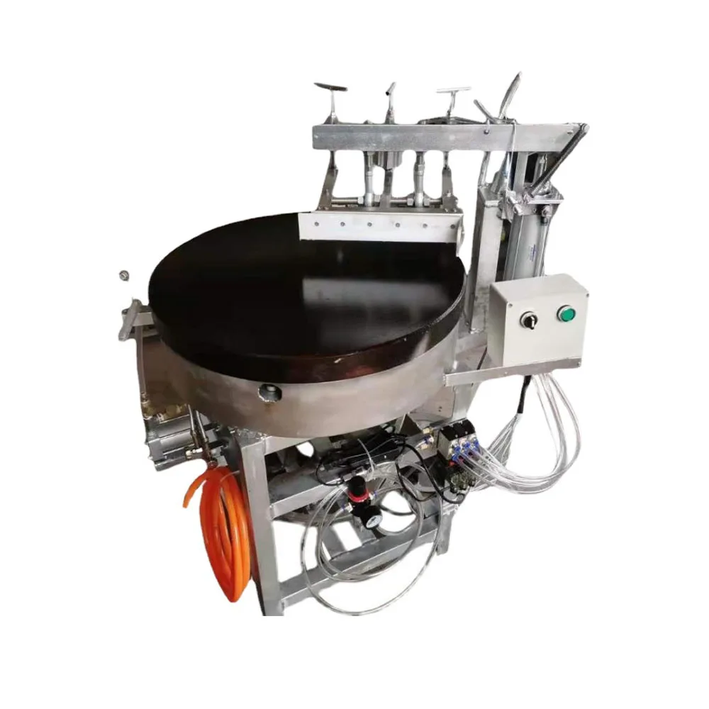 Commercial Automatic Pancake Maker Machine Crepe Makers Hot Plate Industrial Electric Crepe Making Machine Rotating Crepe Maker