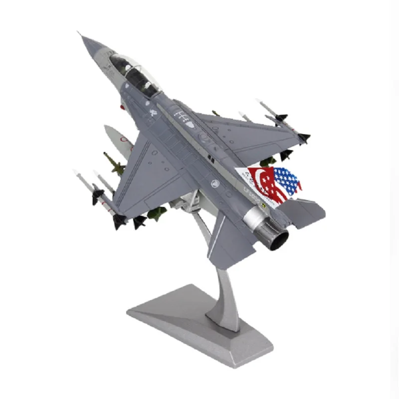 

JASON TUTU 1/72 Scale Alloy Model Diecast F16 Fighter Singapore Aircraft Model Plane Drop Shipping