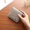 Fashion PU Leather Women Short Wallets Multiple Credit Card Holders Hasp Zipper Coin Purses Solid Color Clutch Money Bag Clip 2
