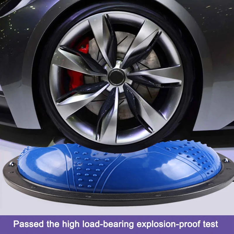 58cm Explosion-proof Wave speed Velocity Ball Balance Yoga Hemisphere Home Point Exercise Sport Pilates Gym Fitness Equipment