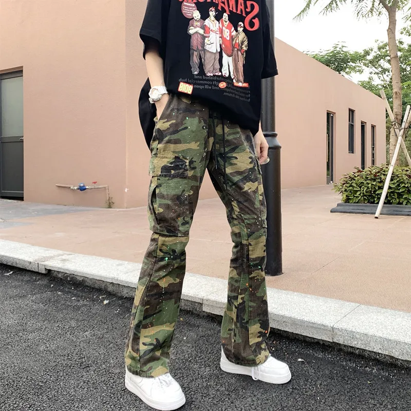 即日発送 Camouflage Baggy Pants DND4DES y2k