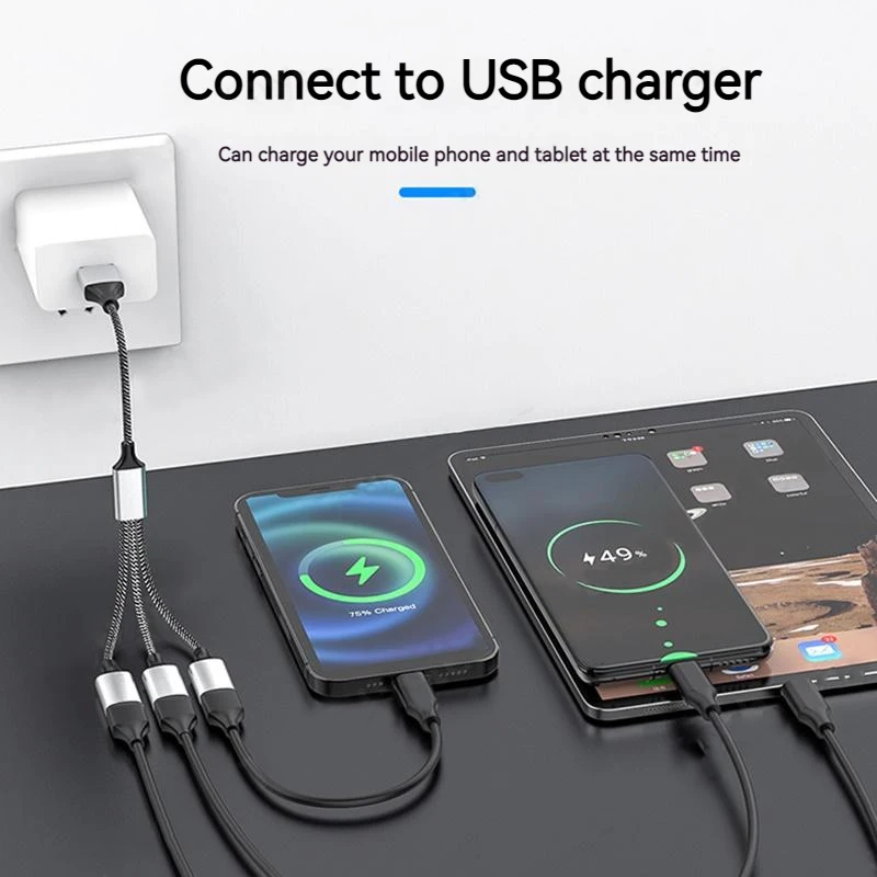 Multi-Port USB Charging Hub with OTG Expansion