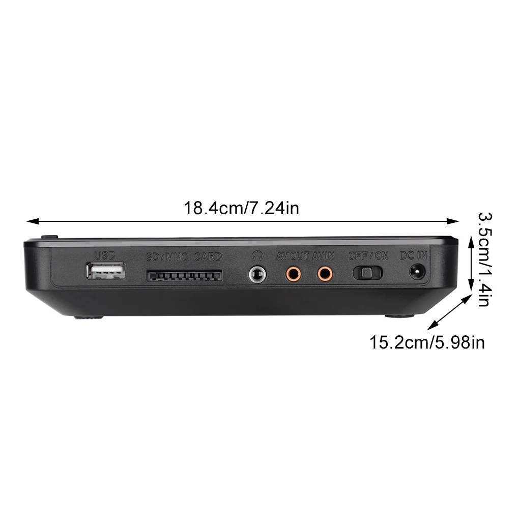 External CD DVD Drive For Laptop Built-in 1000MA Battery Capacity High Volume Speaker 180&deg;