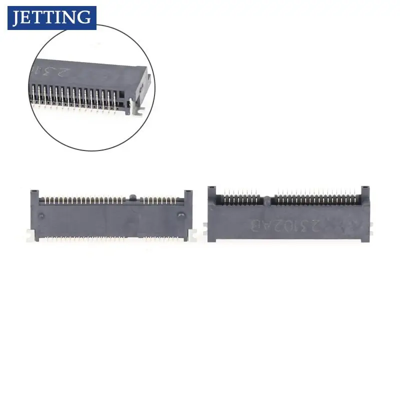 

1 шт., разъем Mini PCI-E PCI Express PCie mSATA 52pin, 4,0 мм