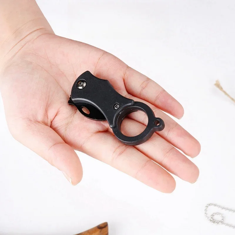 Folding Knife Portable Small Folding Knife Pocket Knife Stainless Steel Claw Camping Peeling Fruit Cutting Rope Self-defense EDC Tool