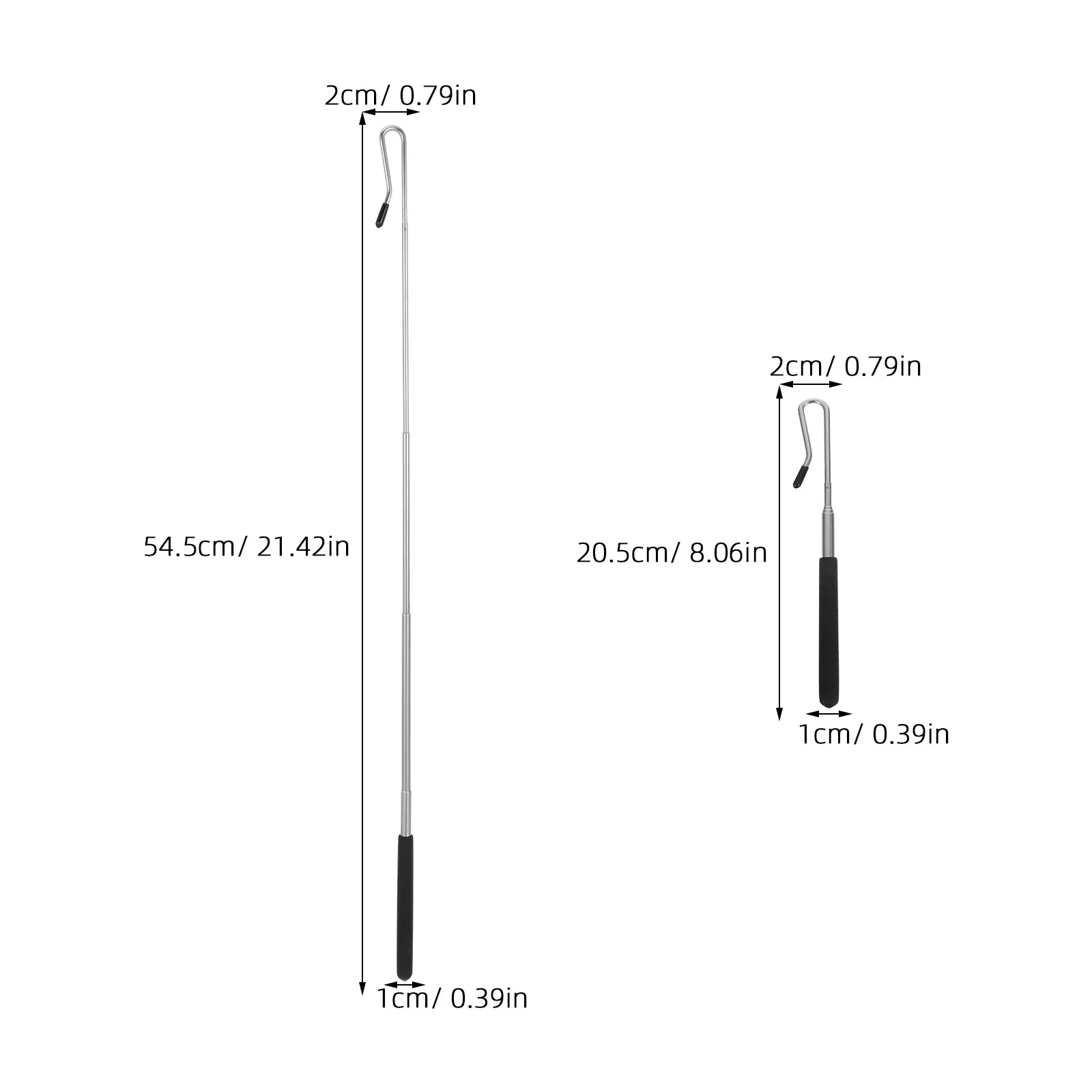 2Pcs 핸드 퍼펫 컨트롤 로드 편안한 인체공학적 그립 클립온 손목 디자인으로 상상력 넘치는 놀이를 가능하게 합니다. 퍼펫 팔 움직임 제어